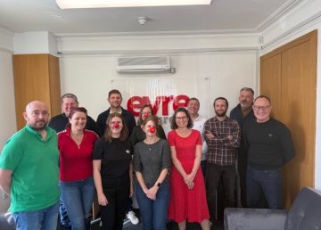 Eyre Group Team raising funds for Comic Relief