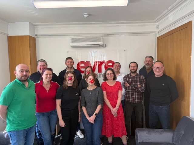 Eyre Group Team raising funds for Comic Relief